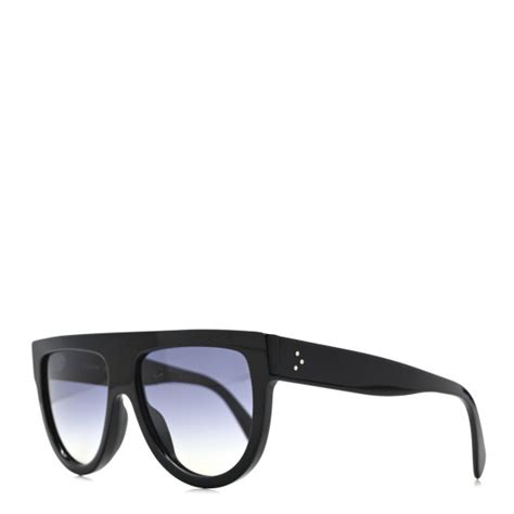 celine sunglasses cl40011n|CELINE Acetate Polarized Rectangular Sunglasses CL40011N .